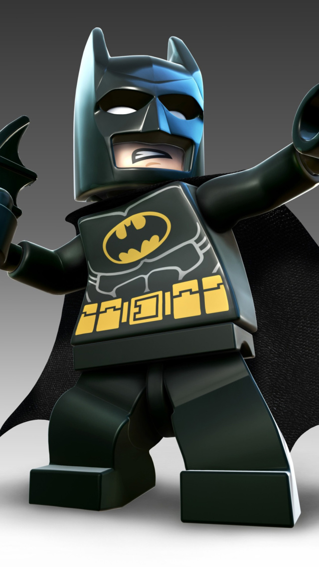 Fondo de pantalla Super Heroes, Lego Batman 640x1136