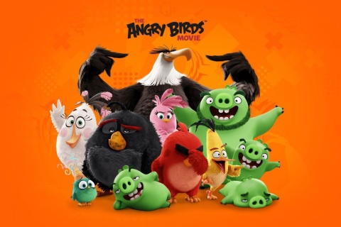 Fondo de pantalla Angry Birds the Movie Release by Rovio 480x320