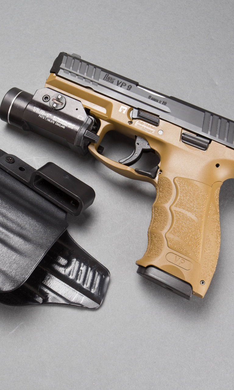 Обои Pistols Heckler & Koch 9mm 768x1280