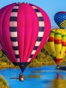Fondo de pantalla Colorful Air Balloons 132x176