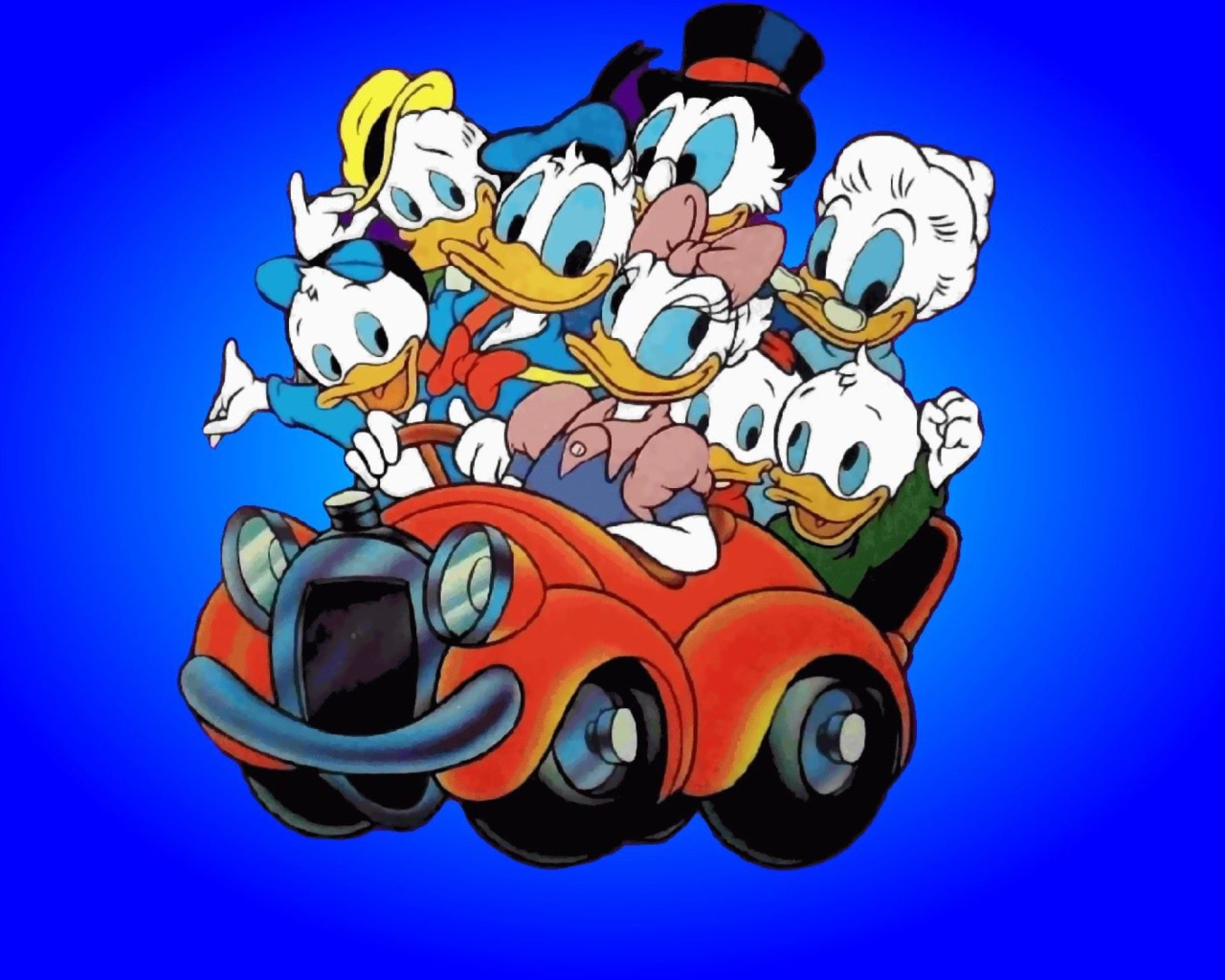 Screenshot №1 pro téma Donald And Daffy Duck 1280x1024