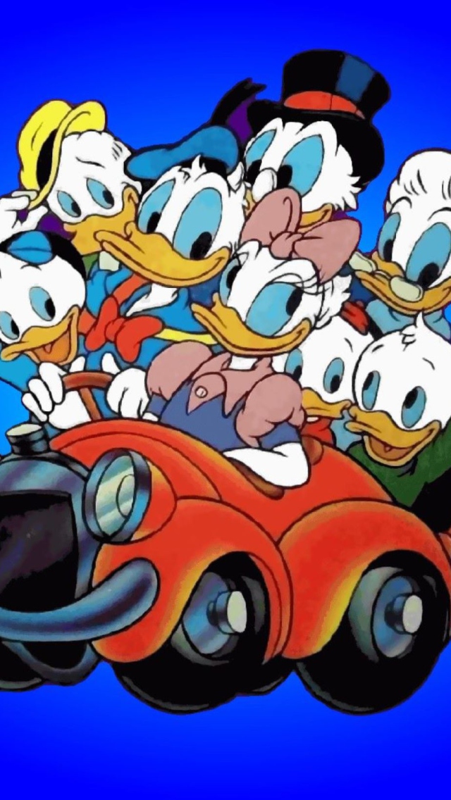 Das Donald And Daffy Duck Wallpaper 640x1136