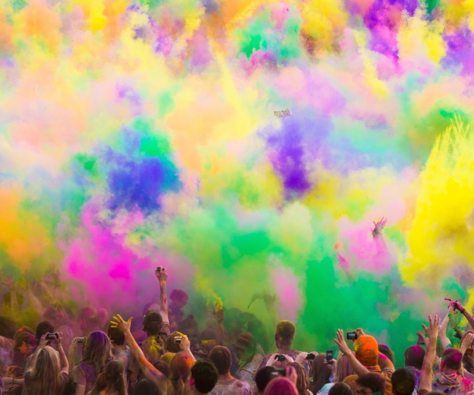 Festival Of Color wallpaper 960x800