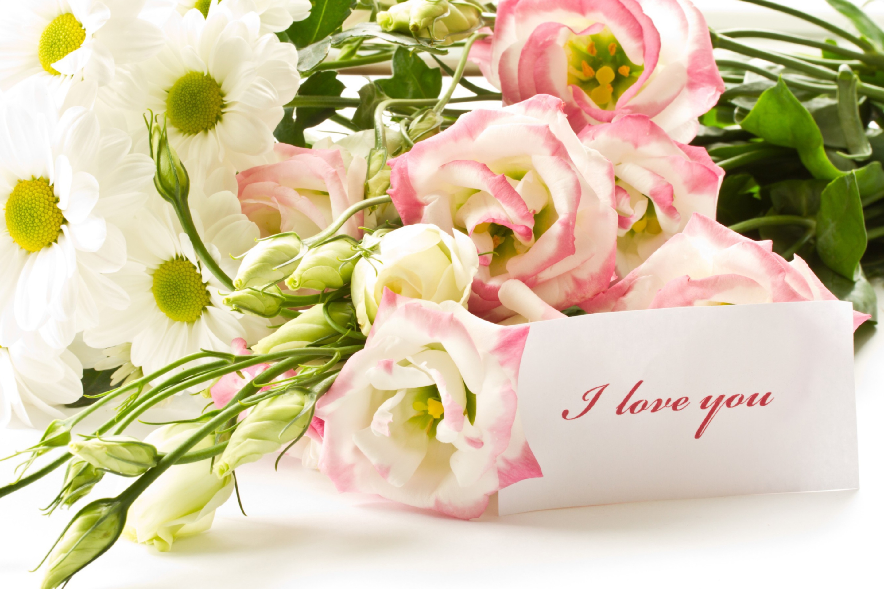 Screenshot №1 pro téma I Love You Bouquet 2880x1920