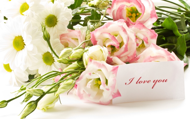Fondo de pantalla I Love You Bouquet