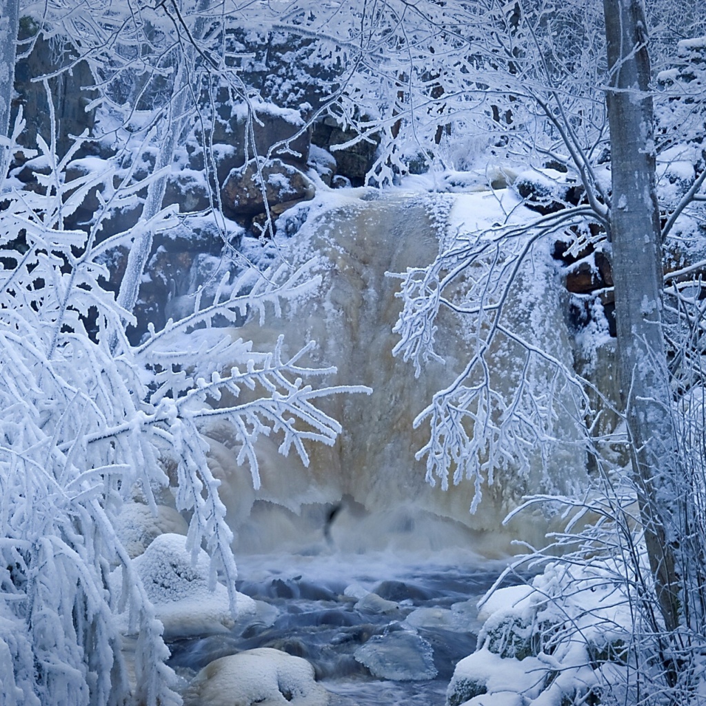 Winter in Norway wallpaper 1024x1024