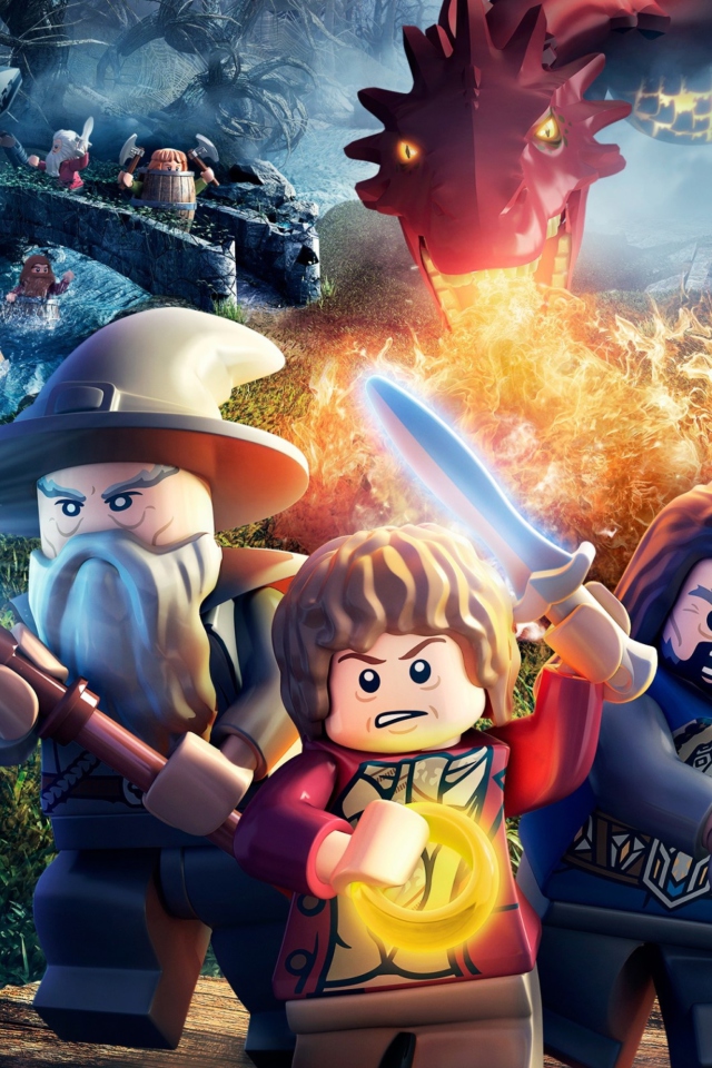 Fondo de pantalla Lego The Hobbit Game 640x960