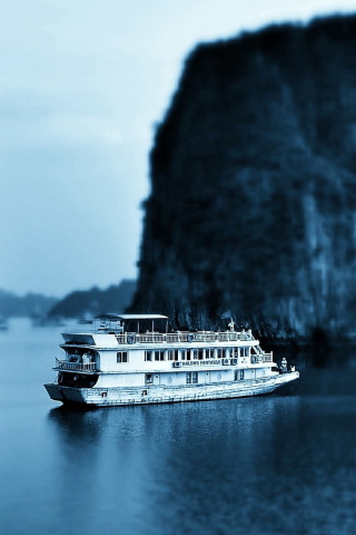 Screenshot №1 pro téma Ha Long Bay in Vietnam 320x480
