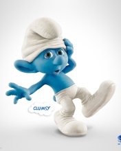 Screenshot №1 pro téma Clumsy Smurf 176x220