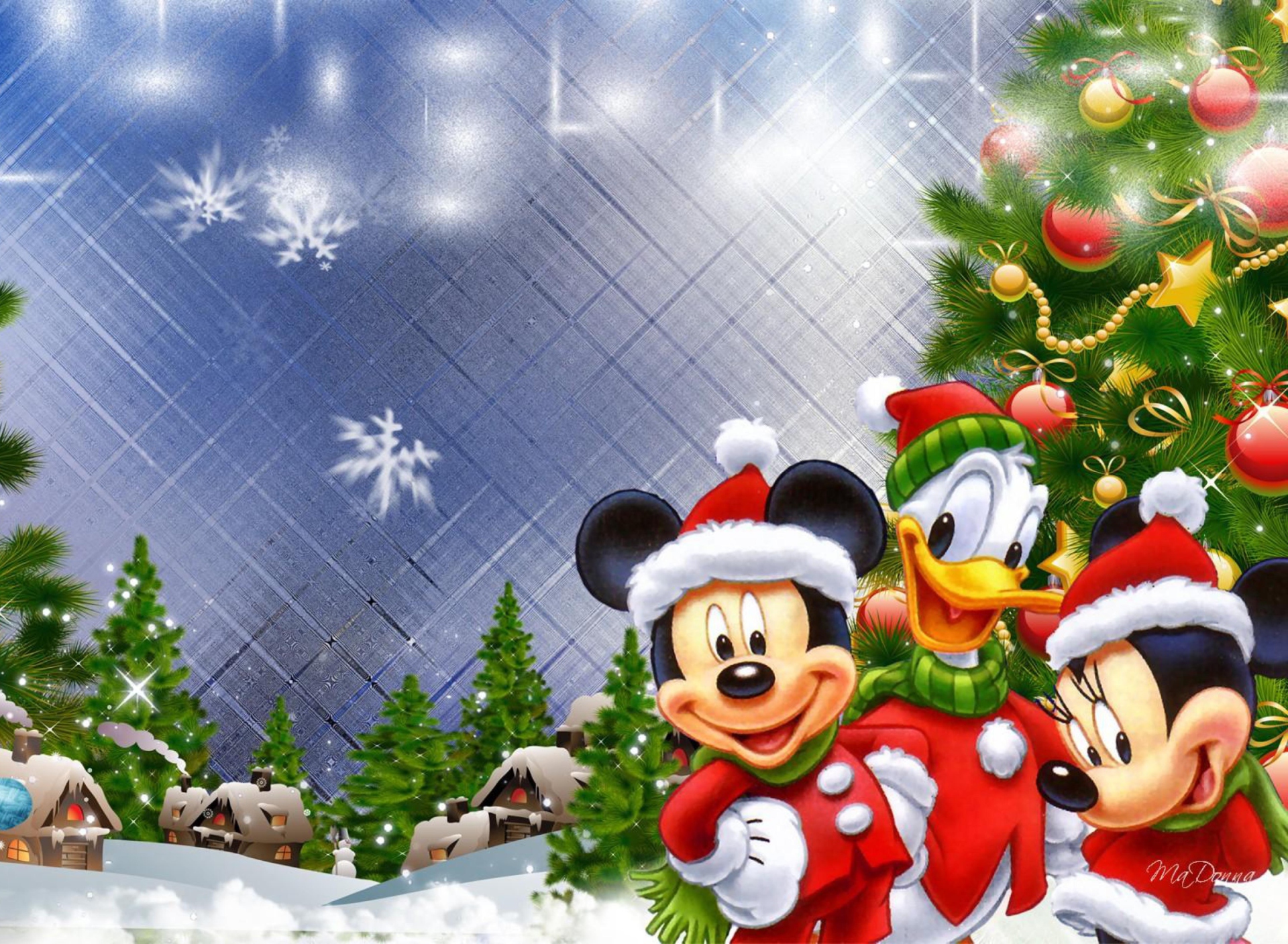 Das Mickey's Christmas Wallpaper 1920x1408