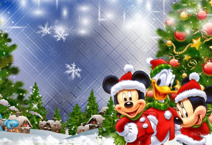 Mickey's Christmas wallpaper
