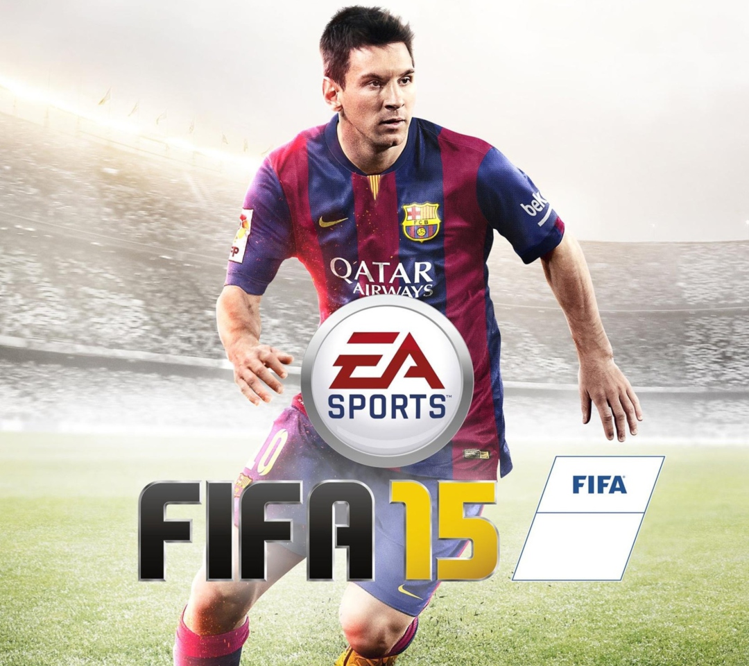 Fondo de pantalla FIFA 15: Messi 1080x960