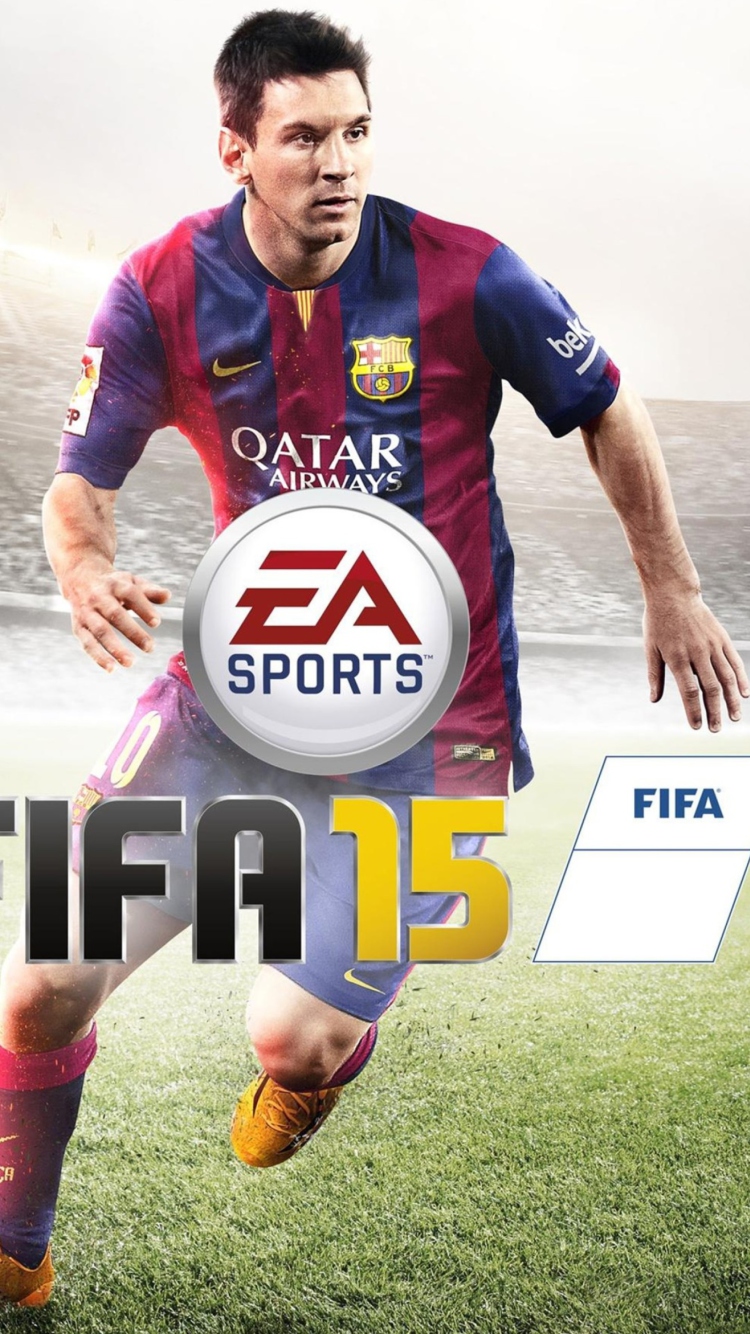 Обои FIFA 15: Messi 750x1334