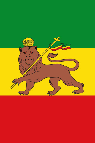 Обои Flag of Ethiopia 320x480