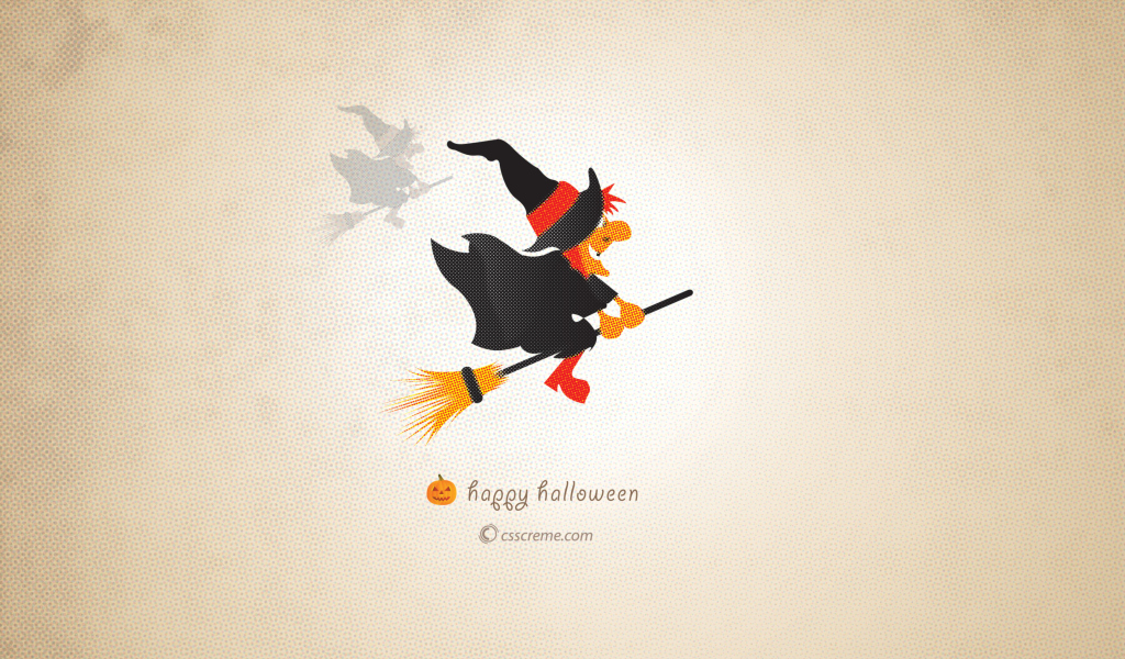 Halloween Witch wallpaper 1024x600