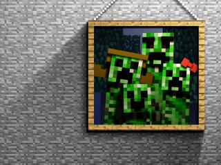 Screenshot №1 pro téma Minecraft Images 320x240