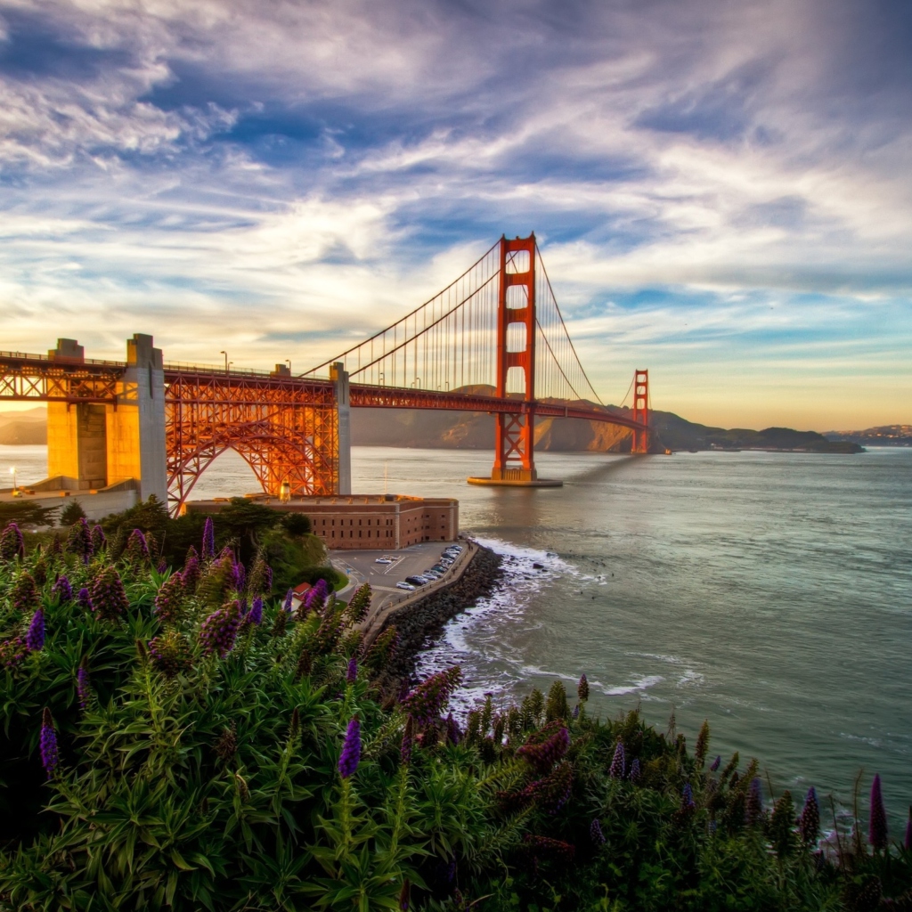 Fondo de pantalla Golden Gate Bridge 1024x1024