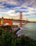 Golden Gate Bridge screenshot #1 128x160