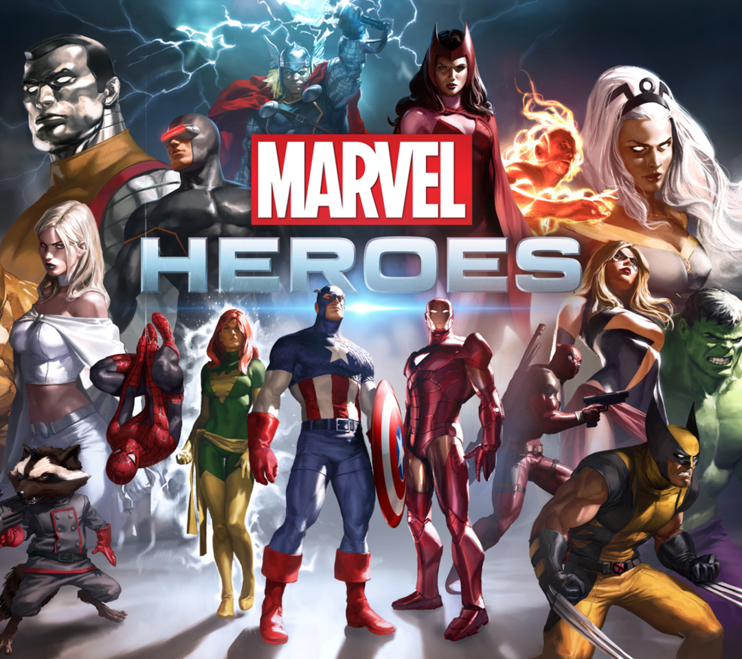 Marvel Comics Heroes wallpaper 1080x960