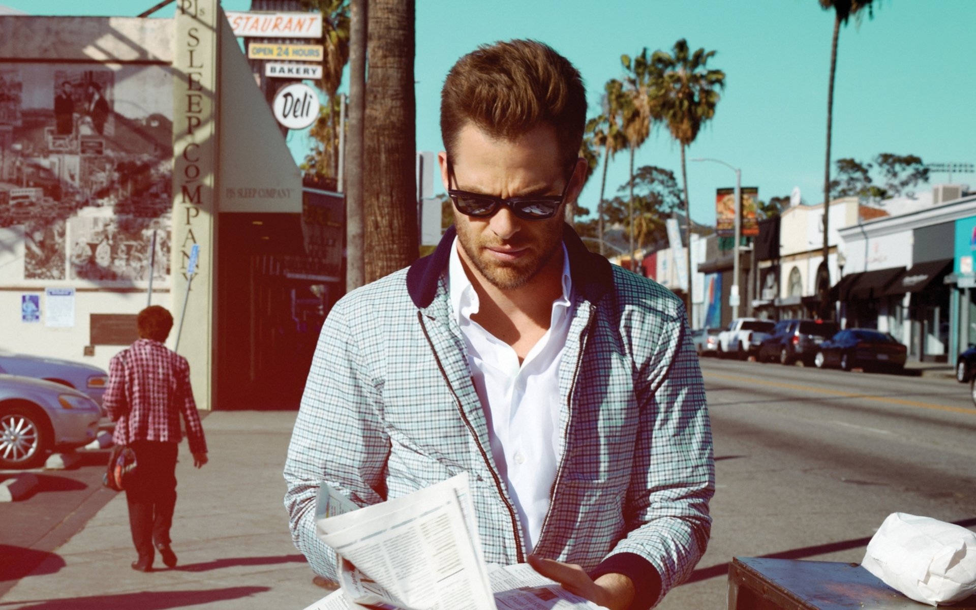 Screenshot №1 pro téma Chris Pine 1920x1200