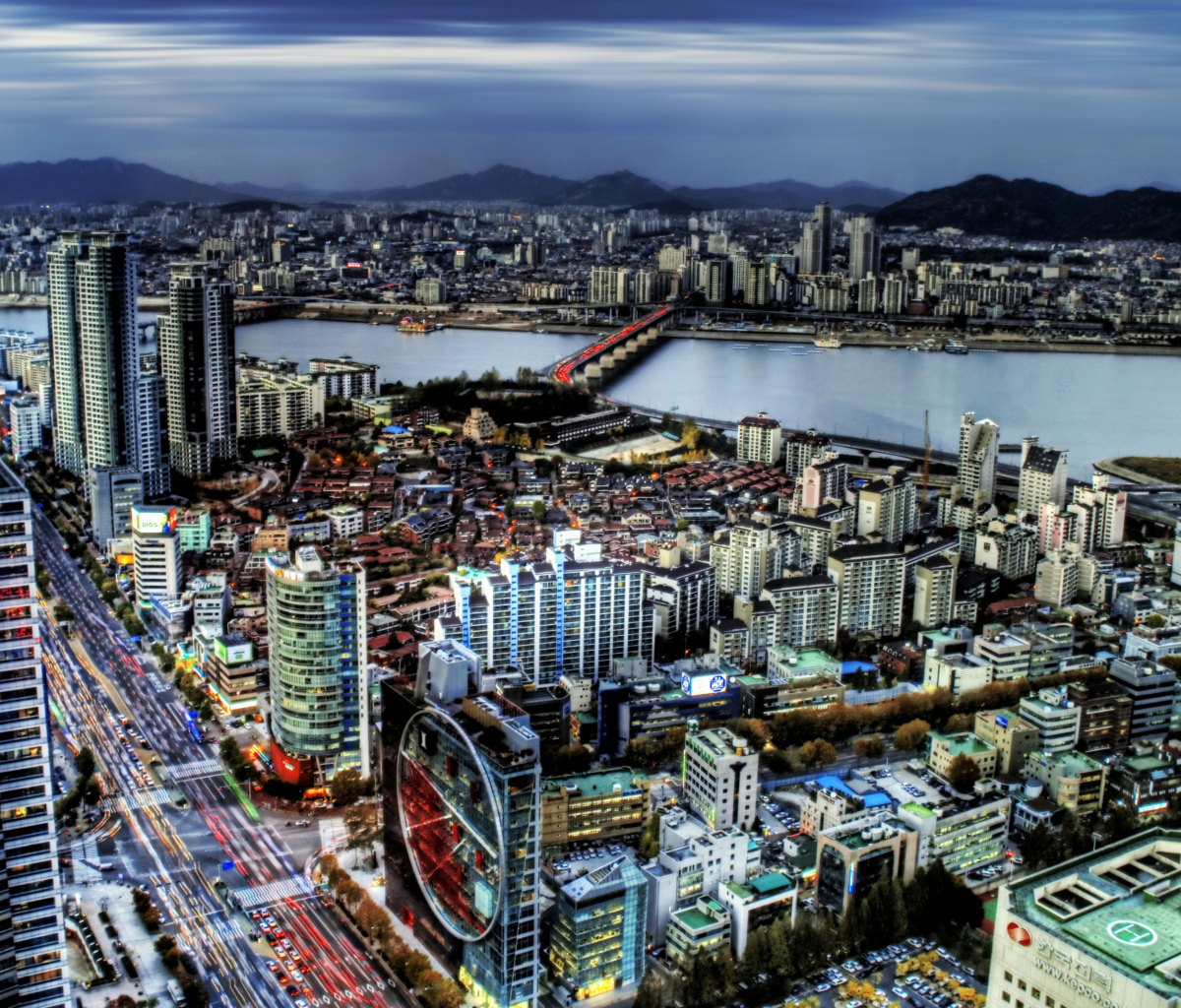 Screenshot №1 pro téma Seoul Panorama South Korea 1200x1024