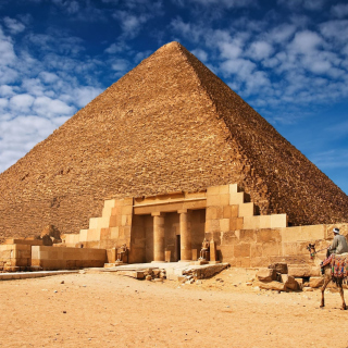 Обои Great Pyramid of Giza in Egypt на телефон 128x128