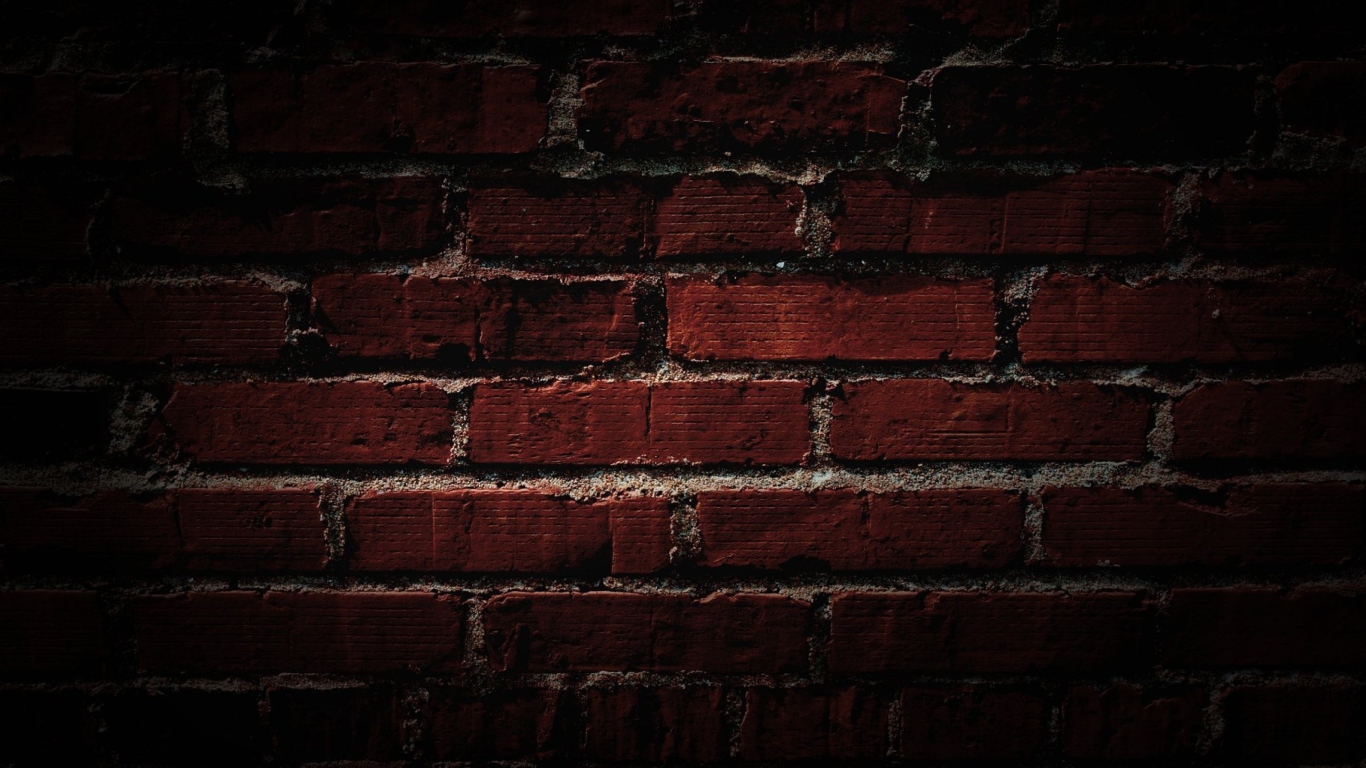 Red Brick Wall wallpaper 1366x768