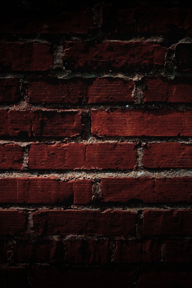 Обои Red Brick Wall 640x960