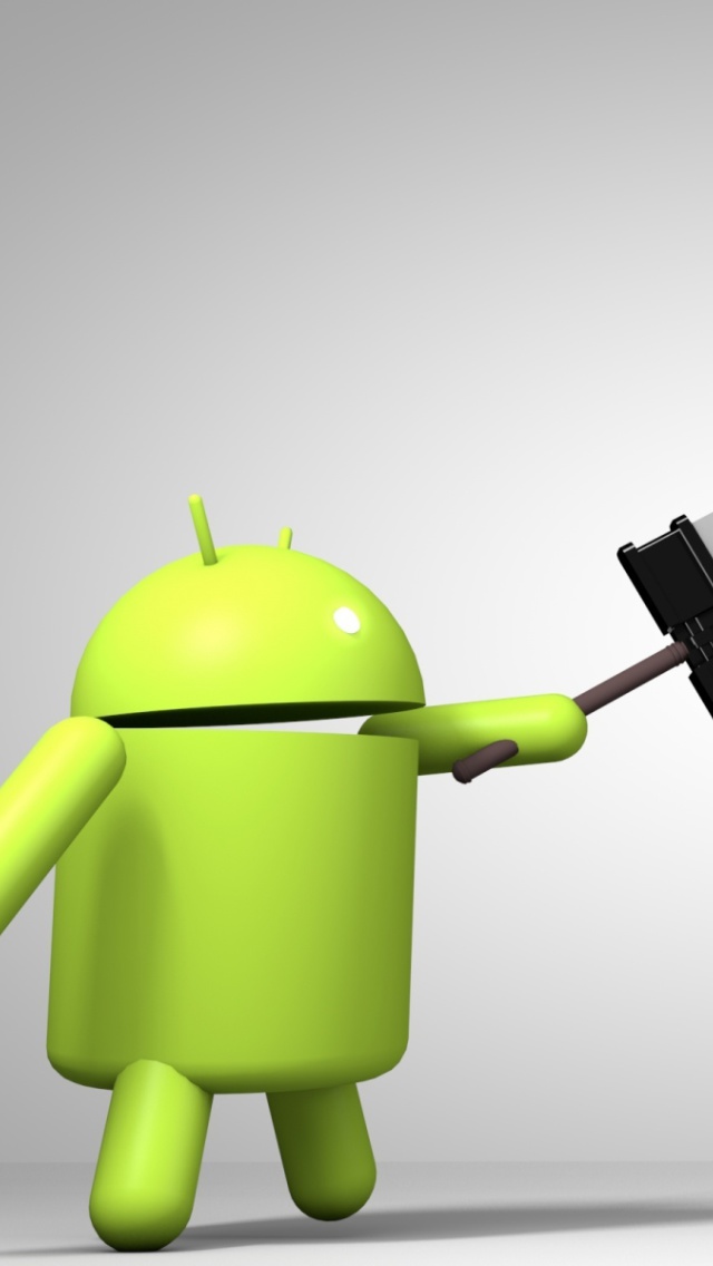 Android Logo wallpaper 640x1136