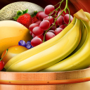 Fondo de pantalla Fruit Basket 128x128