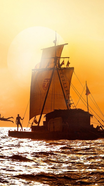 Sailing wallpaper 360x640