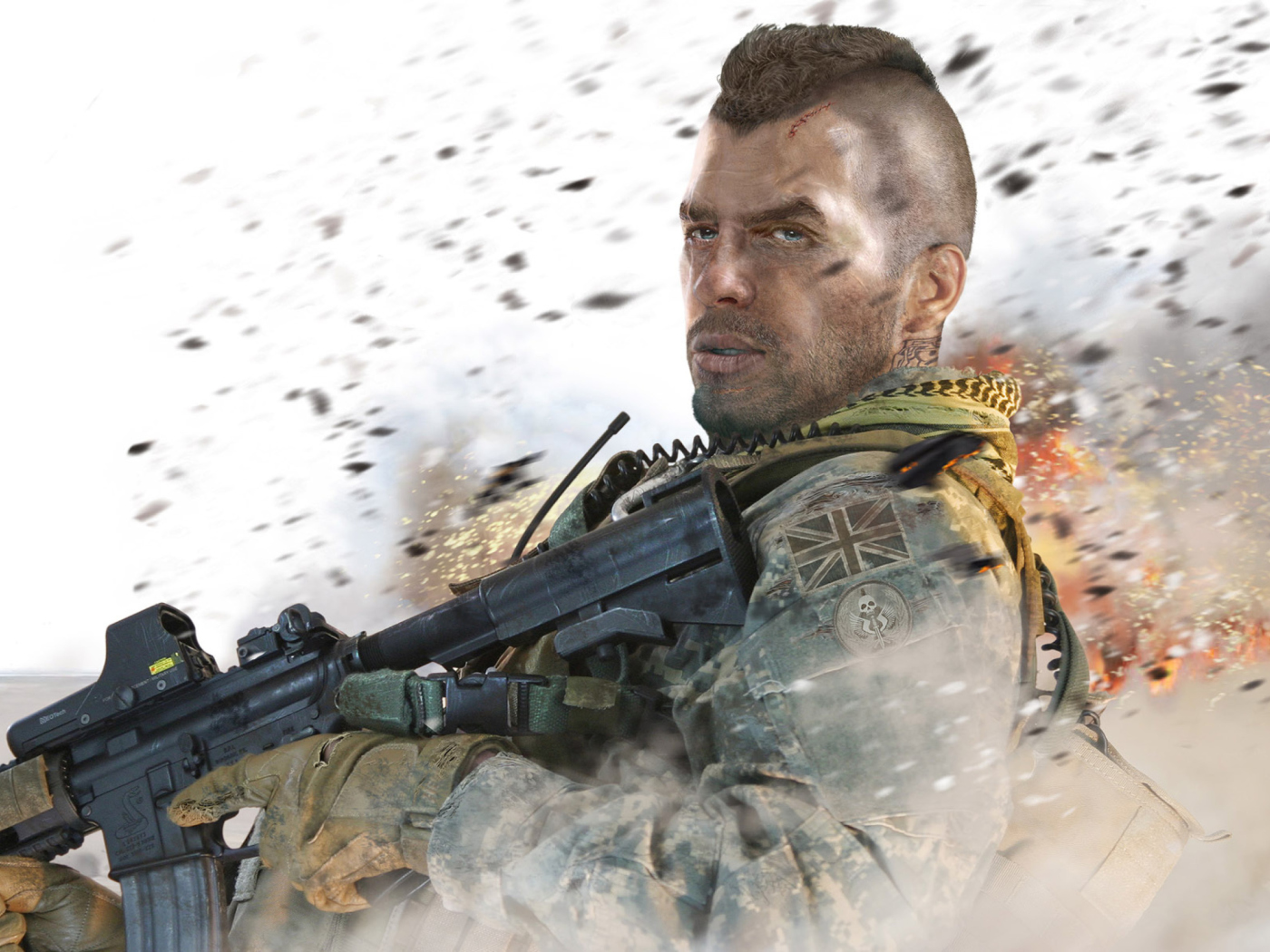 Screenshot №1 pro téma Modern Warfare 3 - Call of Duty 1400x1050
