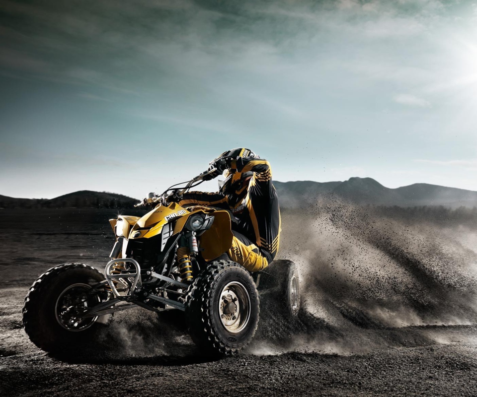 Screenshot №1 pro téma Quad Bike In Desert 960x800