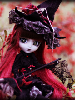 Fondo de pantalla Gothic Doll 240x320