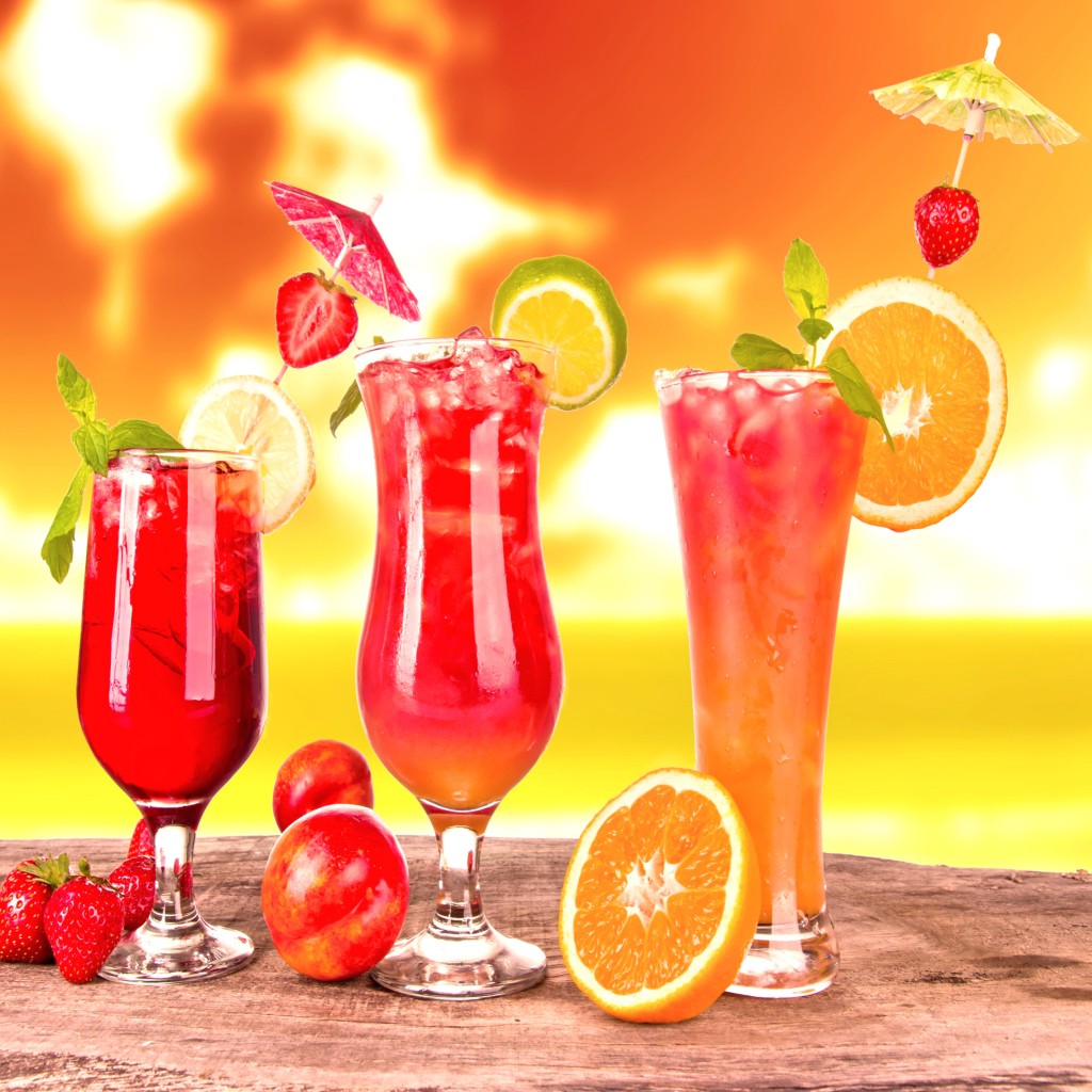 Screenshot №1 pro téma Summer Yummy Cocktail 1024x1024