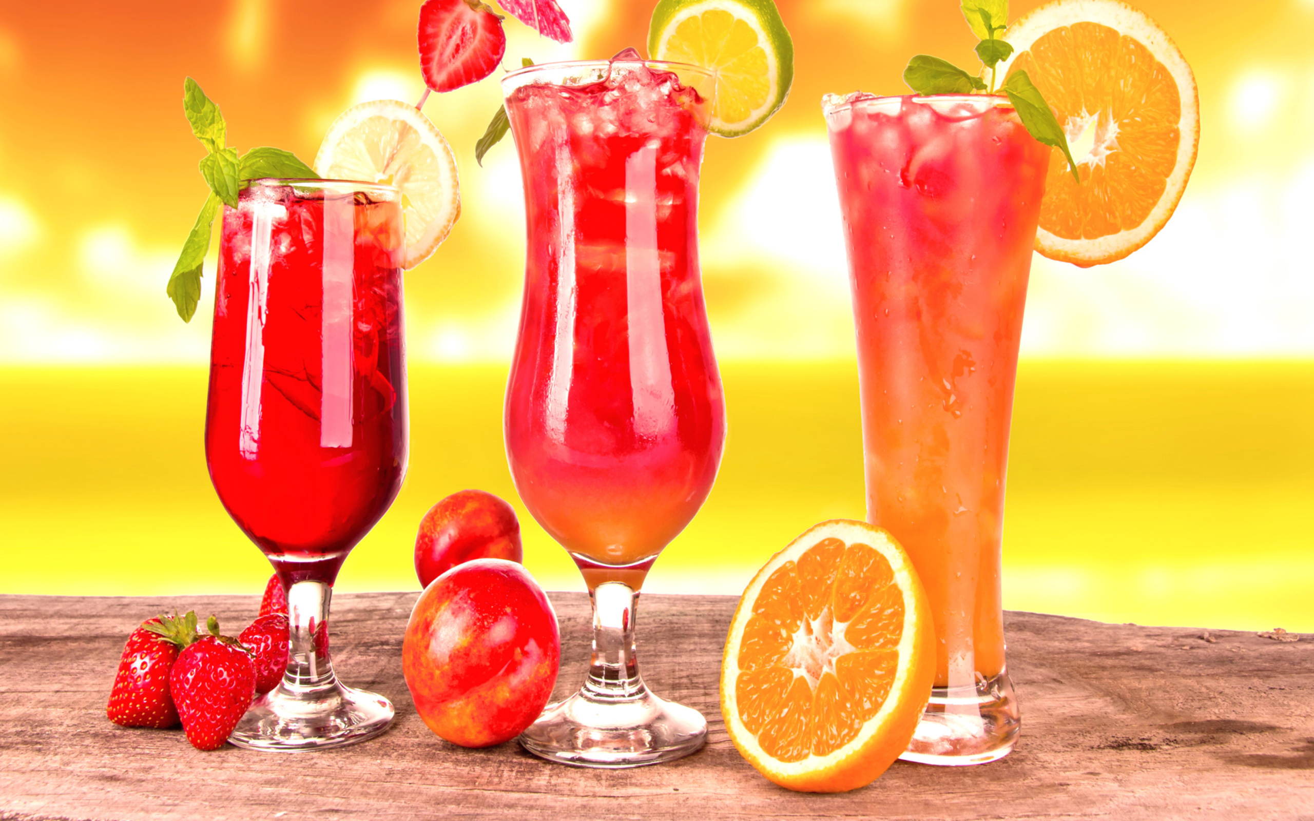 Screenshot №1 pro téma Summer Yummy Cocktail 2560x1600