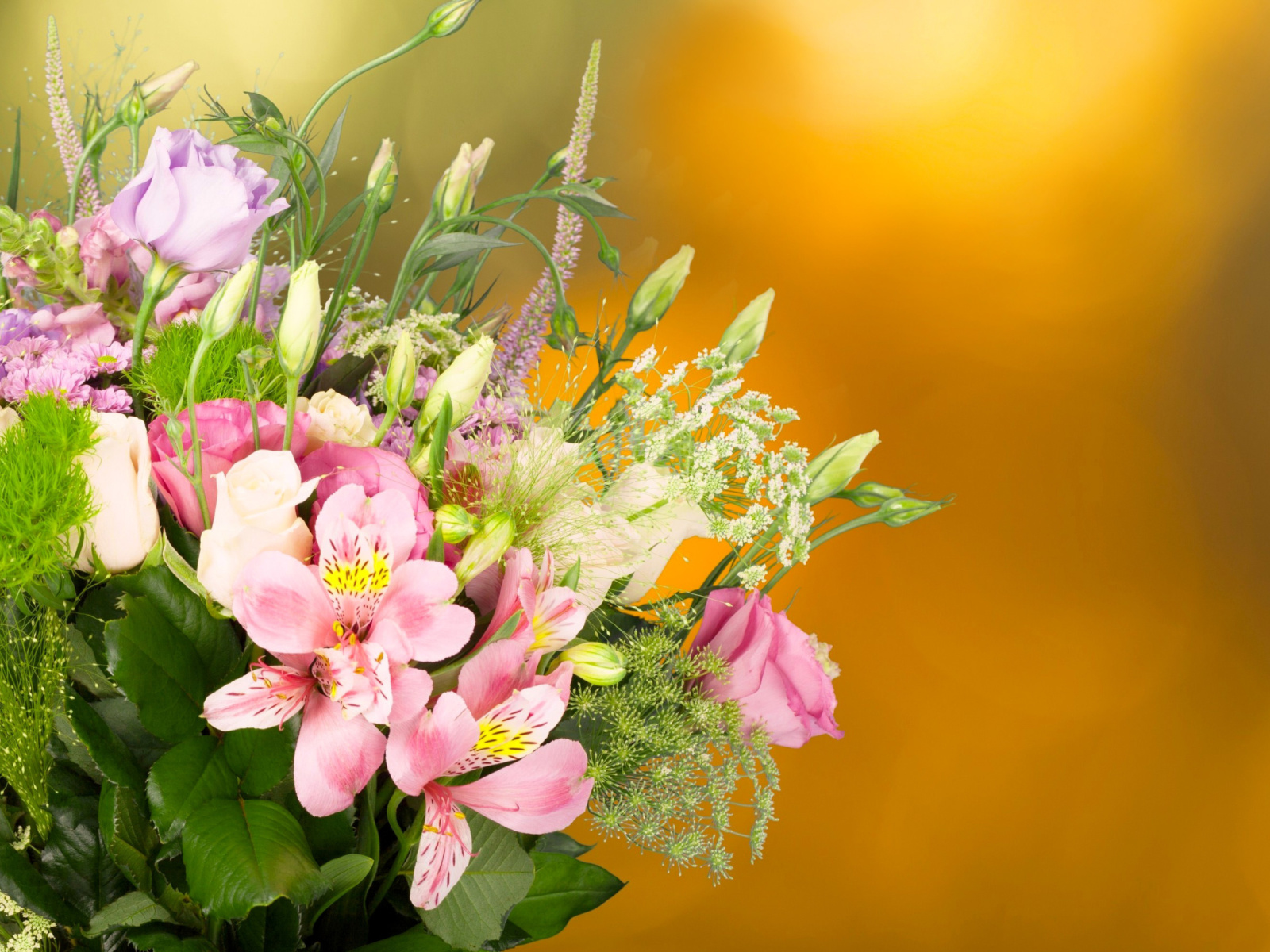 Screenshot №1 pro téma Bouquet of iris flowers 1600x1200