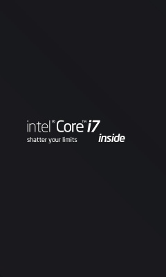 Обои 4th Generation Processors Intel Core i7 240x400