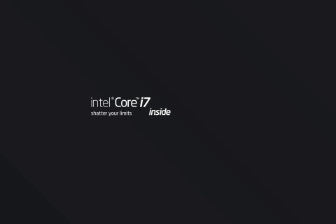 Fondo de pantalla 4th Generation Processors Intel Core i7 480x320
