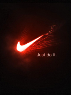 Fondo de pantalla Nike Advertising Slogan Just Do It 240x320