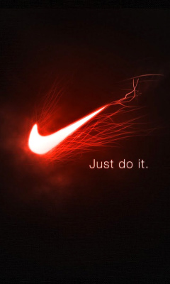 Обои Nike Advertising Slogan Just Do It 240x400