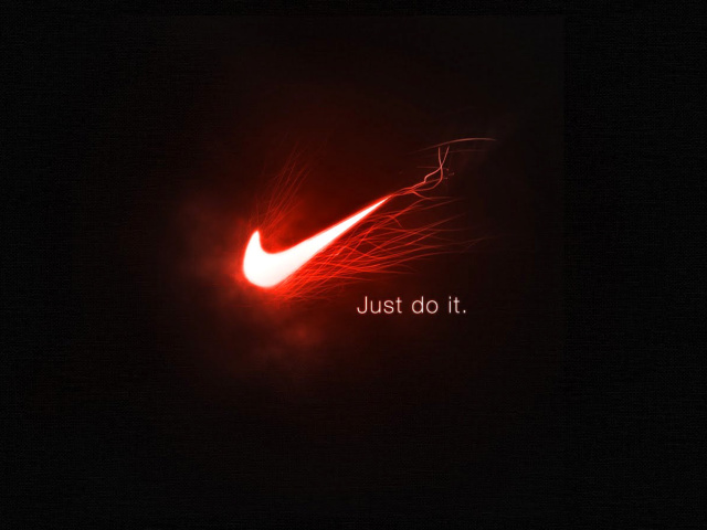 Обои Nike Advertising Slogan Just Do It 640x480