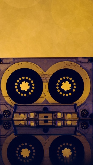 Fondo de pantalla Retro Cassette 360x640