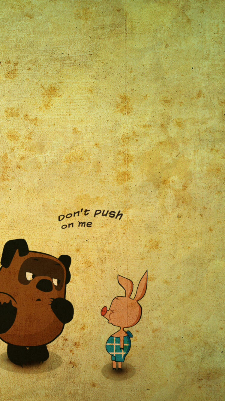 Fondo de pantalla Russian Winnie The Pooh 750x1334