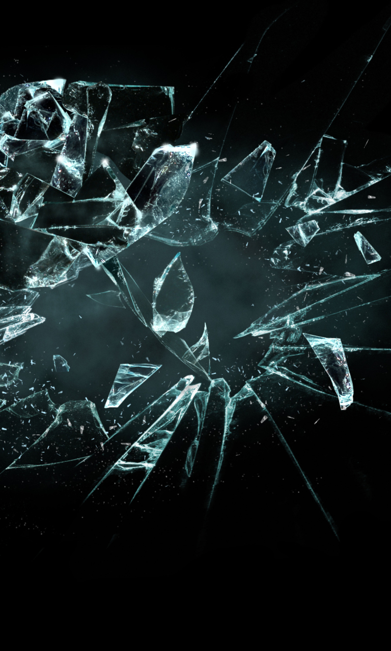 Screenshot №1 pro téma 3D Broken Glass 768x1280