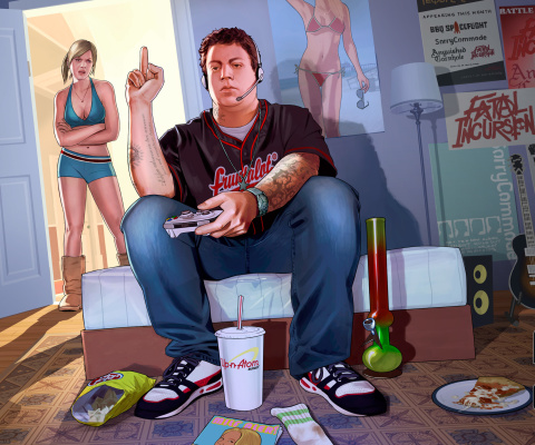 Screenshot №1 pro téma Grand Theft Auto V Jimmy Gamer 480x400