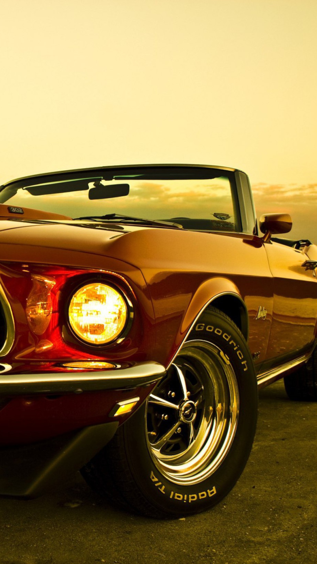 Das 1969 Ford Mustang Wallpaper 1080x1920