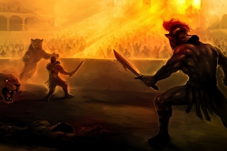 Gladiator Arena Fighting Game Wallpaper for Android, iPhone and iPad