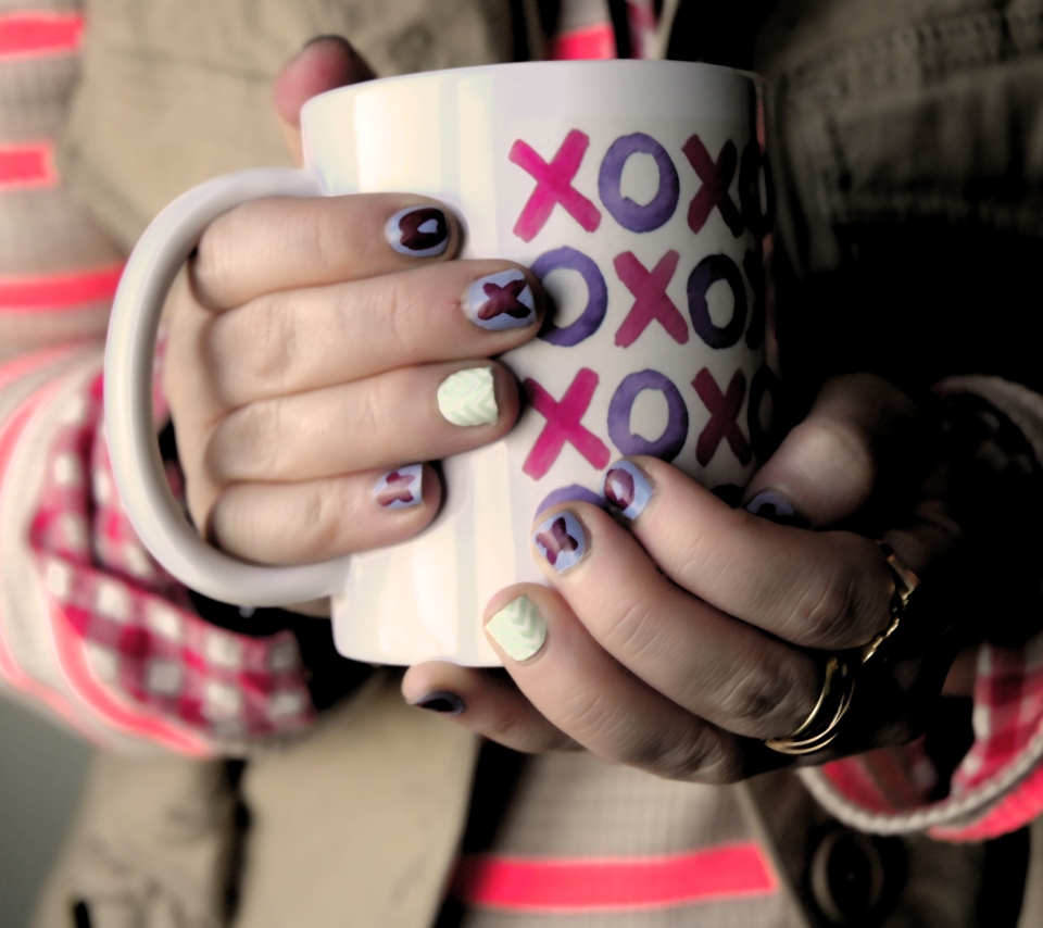 Xoxo Cup wallpaper 960x854