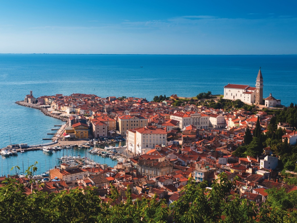 Das Piran Slovenia Wallpaper 1024x768